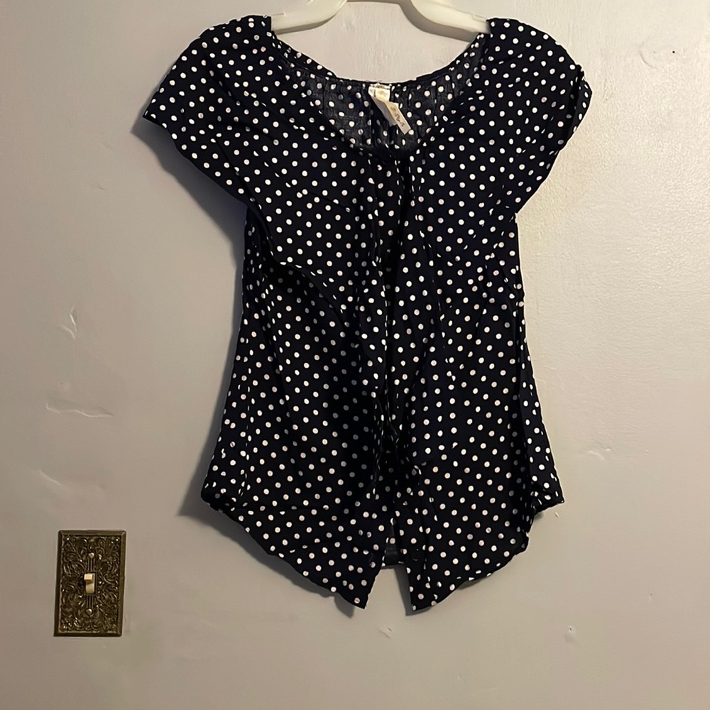 Polka dot top
